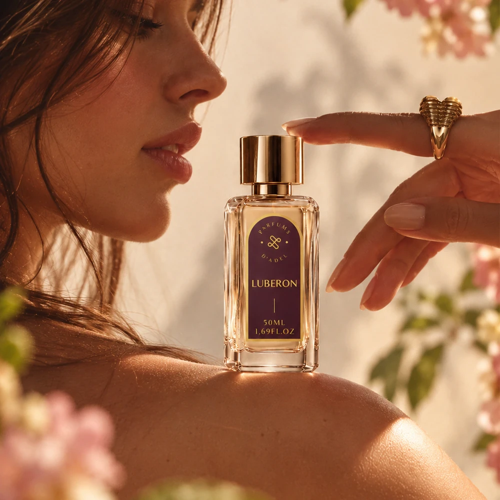 Mulher com o perfume Luberon